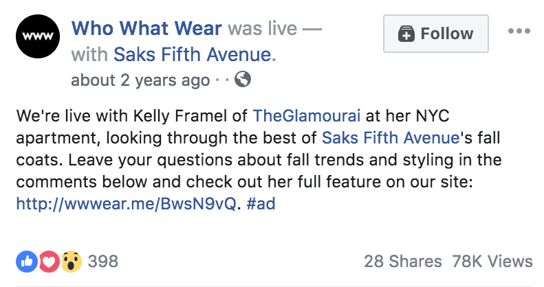 Who What Wear and Kelly Framel Collaboration